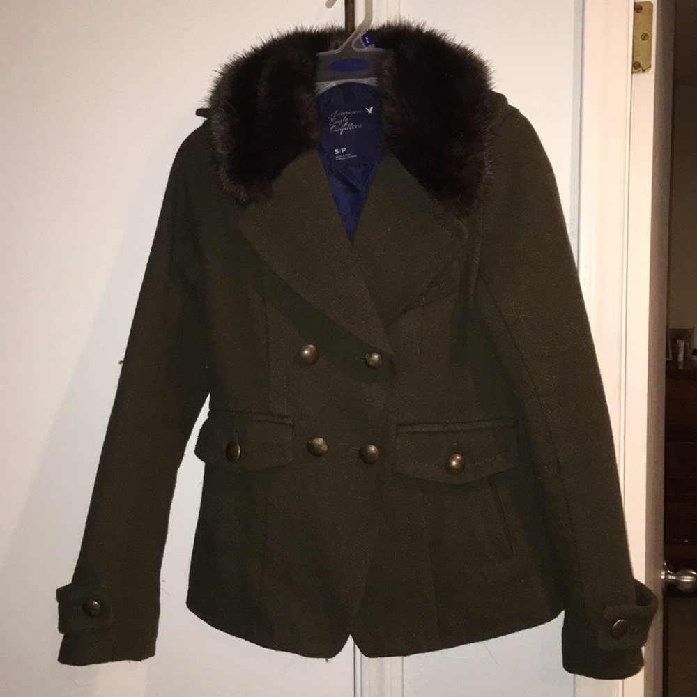 BNWOT American Eagle Peacoat